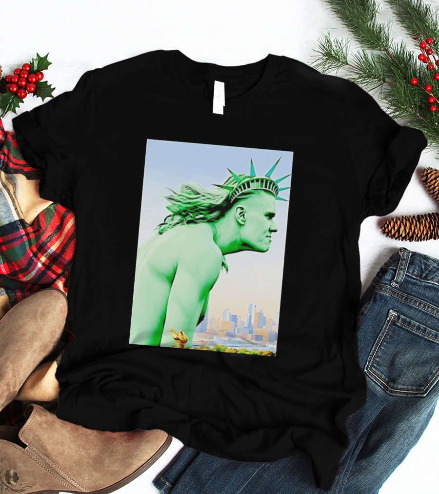 Erling Haaland Liberty Statue Meme T-Shirt