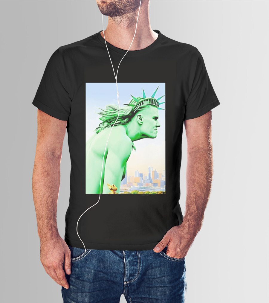Erling Haaland Liberty Statue Meme T-Shirt