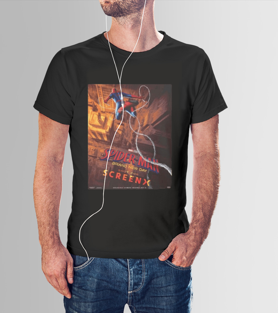 Spider Man Brand New Day Shot For ScreenX In Theaters July 31 2026 T-Shirt