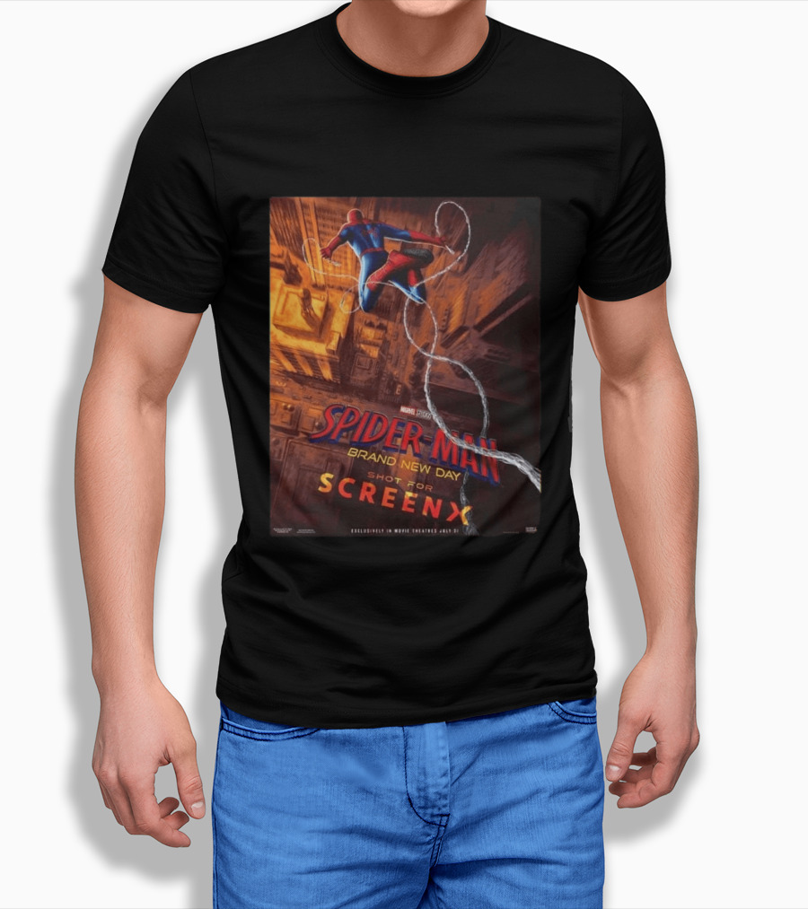 Spider Man Brand New Day Shot For ScreenX In Theaters July 31 2026 T-Shirt