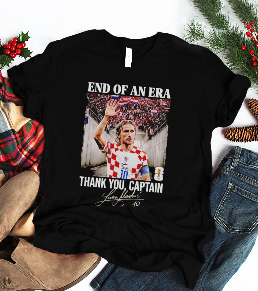 Croatia End Of An Era Thank You Captain Luka Modric 10 T-Shirt
