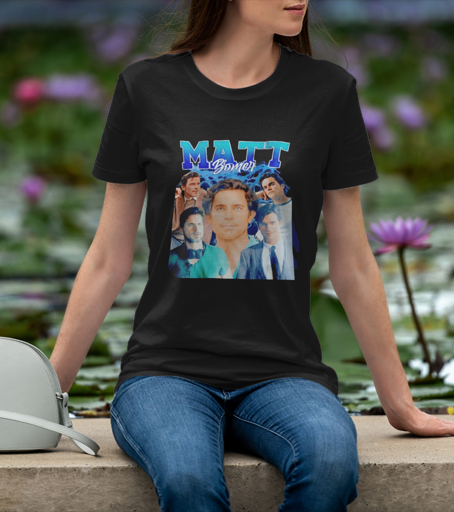 Matt Bomer Collage Actor Celebrity T-Shirt
