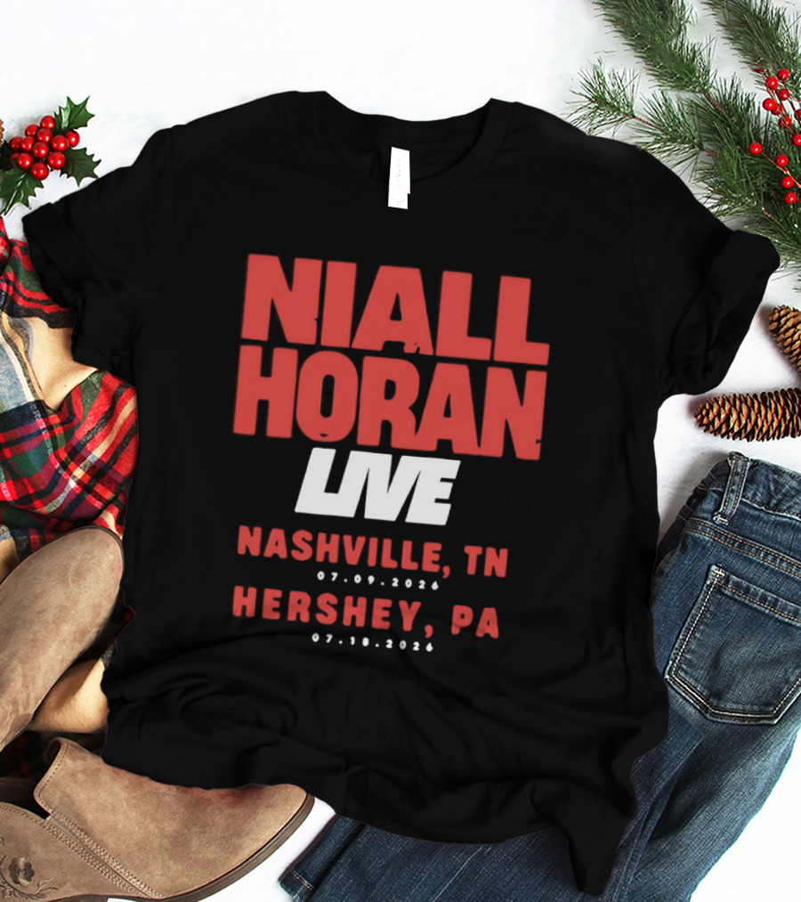 Niall Horan Live Nashville TN 07.09.2020 Hershey PA 07.10.2020 T-Shirt