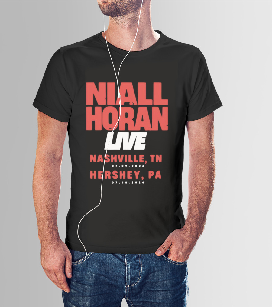 Niall Horan Live Nashville TN 07.09.2020 Hershey PA 07.10.2020 T-Shirt