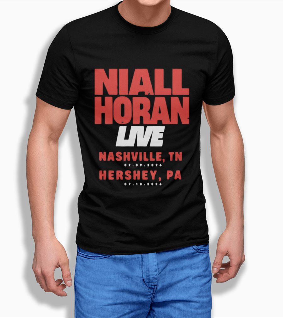 Niall Horan Live Nashville TN 07.09.2020 Hershey PA 07.10.2020 T-Shirt