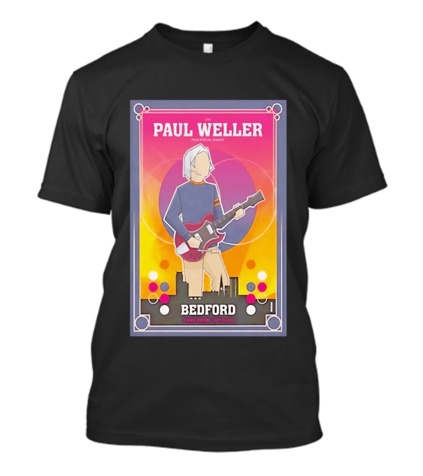 Paul Weller Live Plus Special Guests Bedford River Festival Summer Sessions 2023 T-Shirt