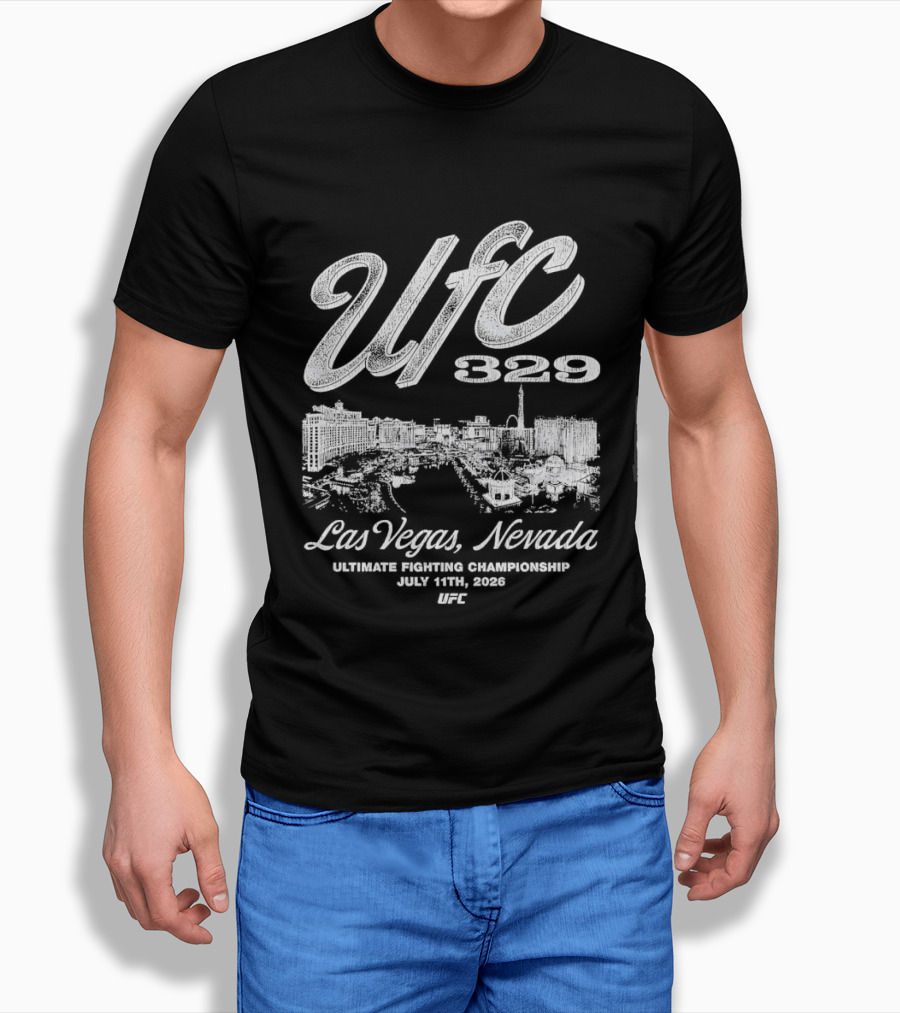 UFC 329 Las Vegas Nevada Ultimate Fighting Championship Mobile Arena 2024 T-Shirt