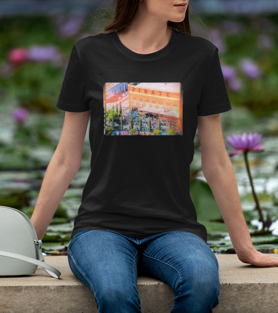 Pirate Life Brewery Port Adelaide Scene With Building And Crowd T-Shirt