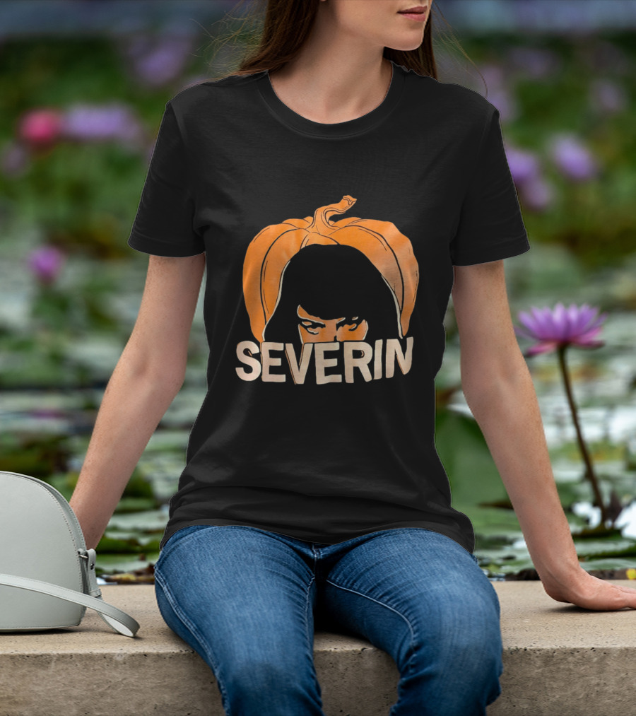 Severin Pumpkin Halloween Horror Mask T-Shirt