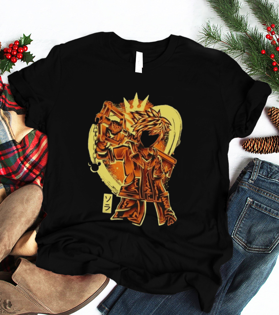 Sora Kingdom Hearts Keyblade Japanese T-Shirt