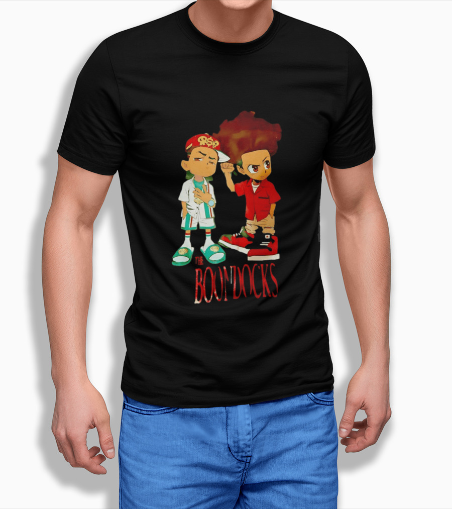 The Boondocks Riley And Huey Freeman Characters By Aaron McGruder T-Shirt