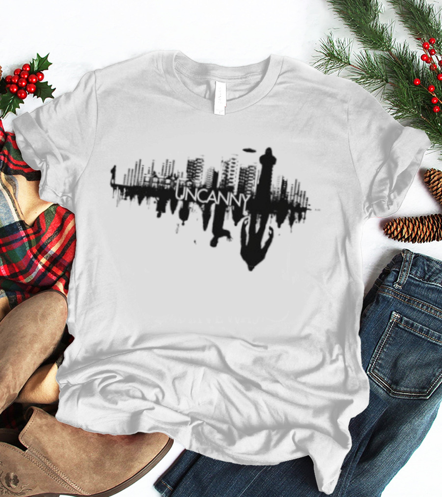 Uncanny City Silhouette Cityscape Urban Skyline T-Shirt