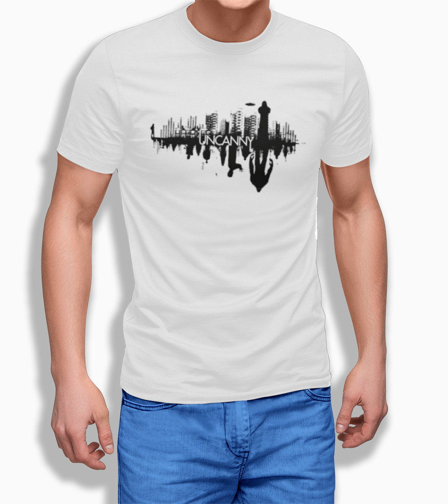 Uncanny City Silhouette Cityscape Urban Skyline T-Shirt