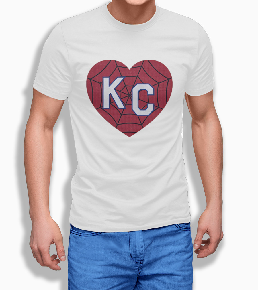 KC Heart Spiderweb T-Shirt