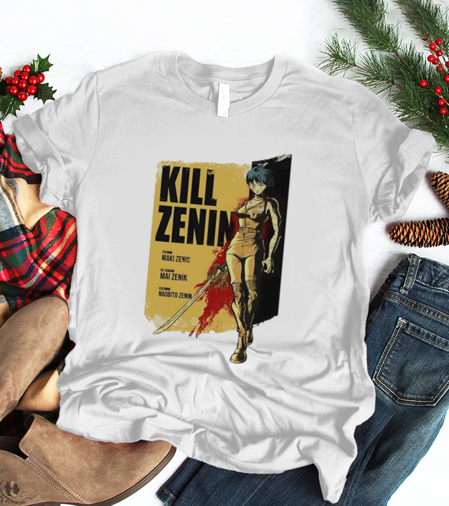 Kill Zenin Maki Mai Naobito Characters Anime T-Shirt