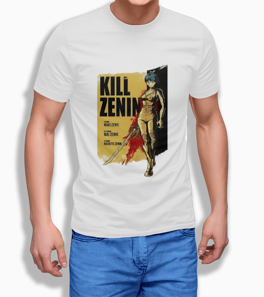 Kill Zenin Maki Mai Naobito Characters Anime T-Shirt