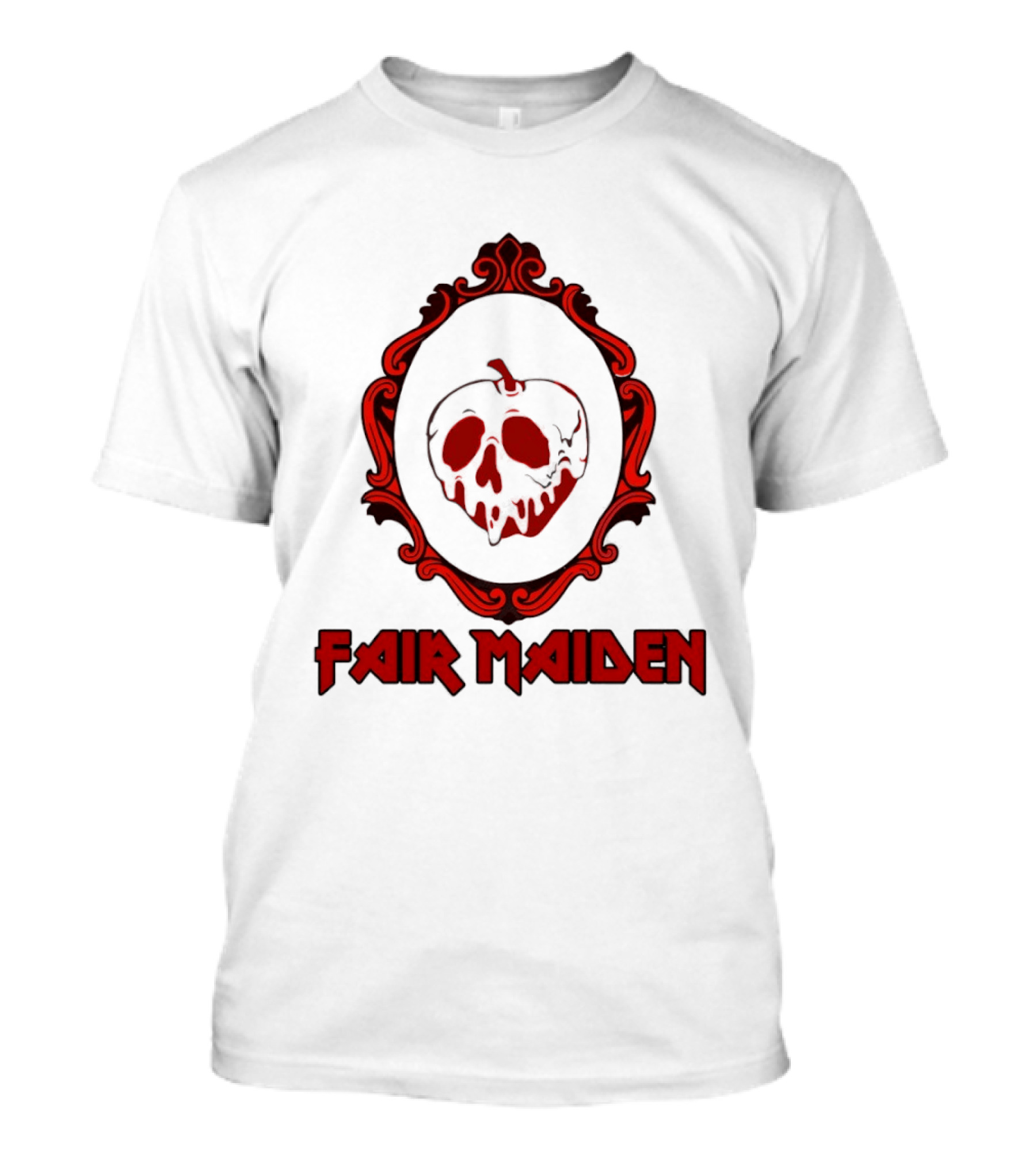 Fair Maiden Poison Apple Mirror Snow White Classic Tale T-Shirt