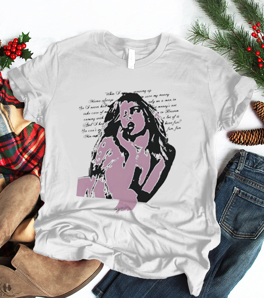 Madonna Material Girl Lyrics 80s Pop T-Shirt
