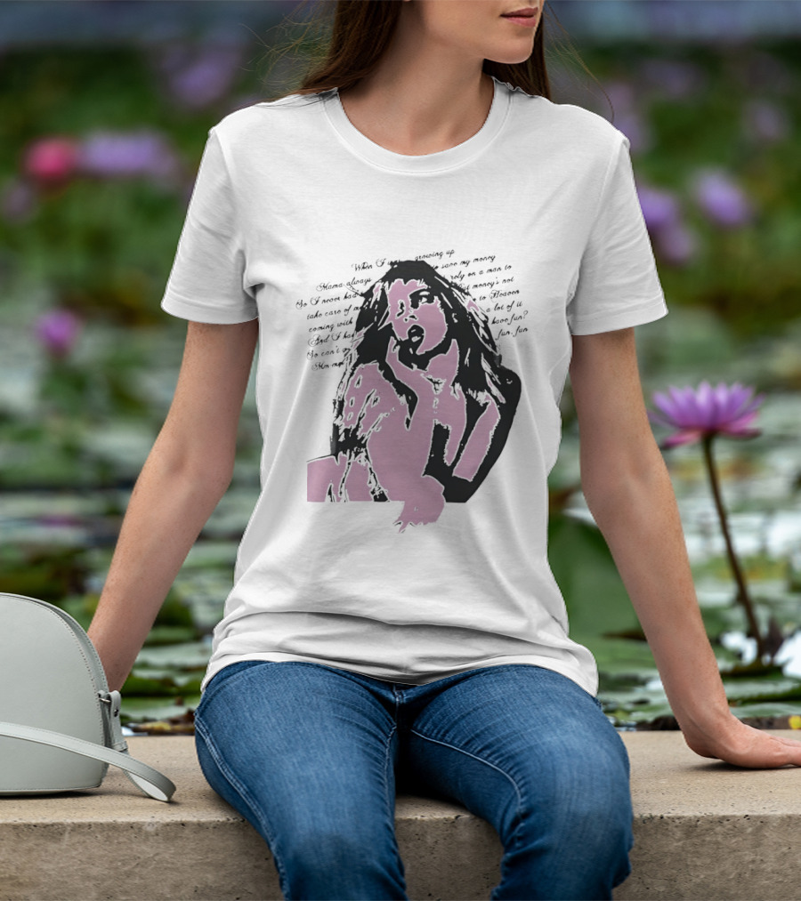 Madonna Material Girl Lyrics 80s Pop T-Shirt