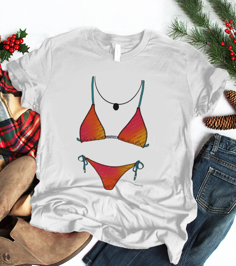 Poppi Bikini Swimsuit Colorful Summer Beachwear T-Shirt