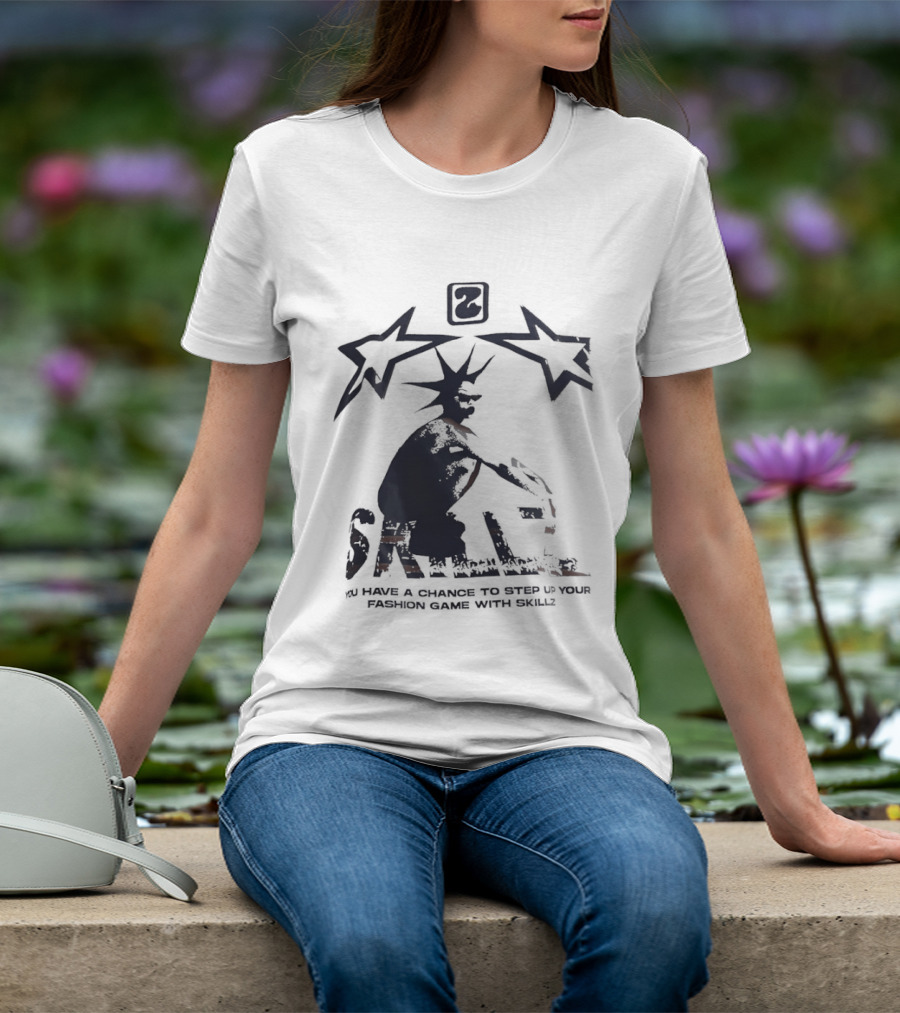 Skillz Fashion Game Streetwear Urban Art Rebel Graffiti Style New York Liberty Basketball T-Shirt