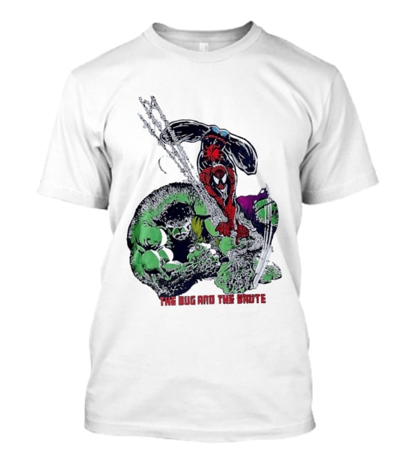 Spider Man And Hulk The Bug And The Brute Dynamic Duo Comic T-Shirt