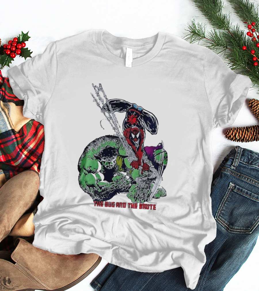 Spider Man And Hulk The Bug And The Brute Dynamic Duo Comic T-Shirt
