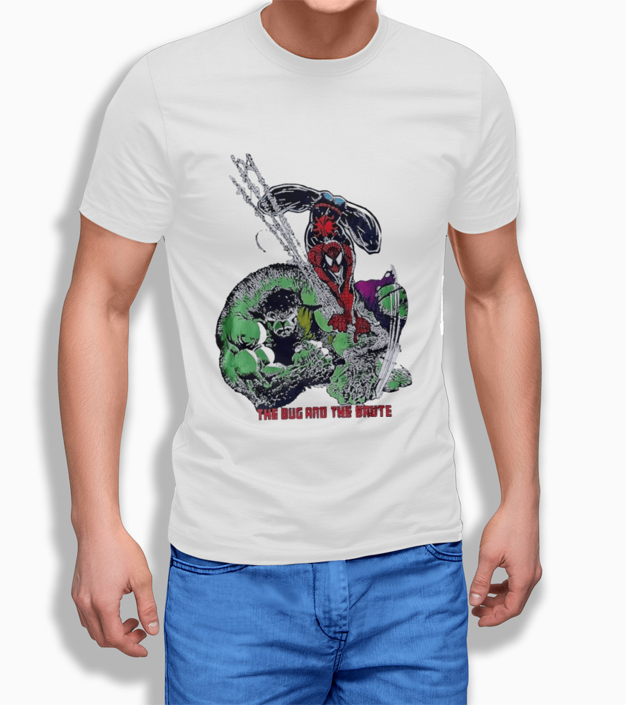Spider Man And Hulk The Bug And The Brute Dynamic Duo Comic T-Shirt