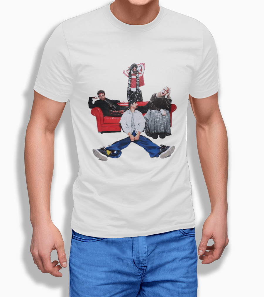 The 1975 Members Red Sofa Matty Healy Aesthetic T-Shirt