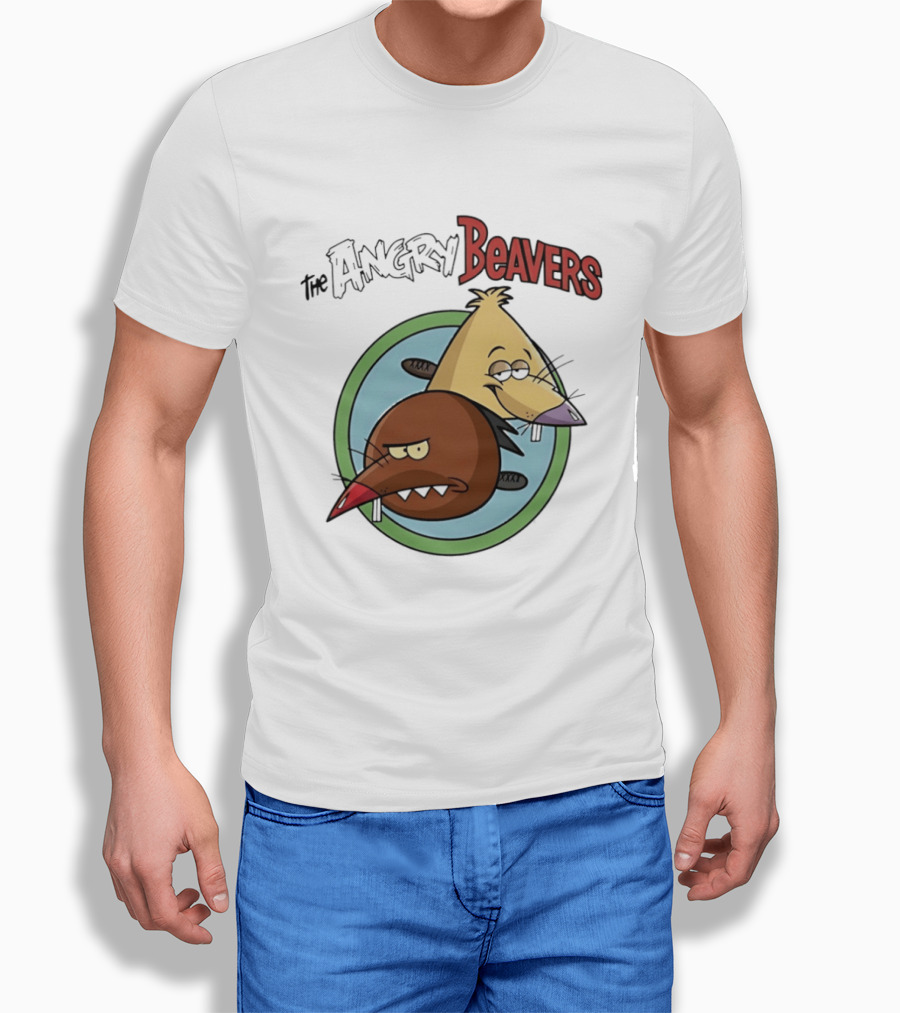 The Angry Beavers Nickelodeon 90s Cartoons Daggett And Norbert T-Shirt