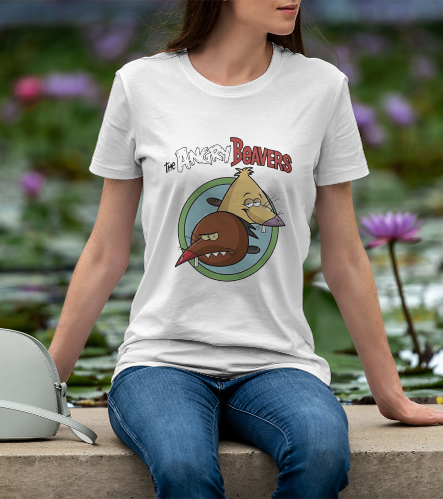 The Angry Beavers Nickelodeon 90s Cartoons Daggett And Norbert T-Shirt