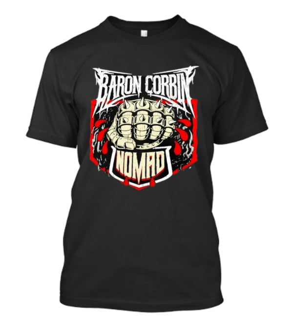Baron Corbin Nomad Spiked Fist WWE Wrestling T-Shirt