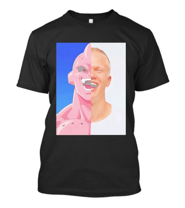 Erling Haaland Majin Buu Face Swap T-Shirt