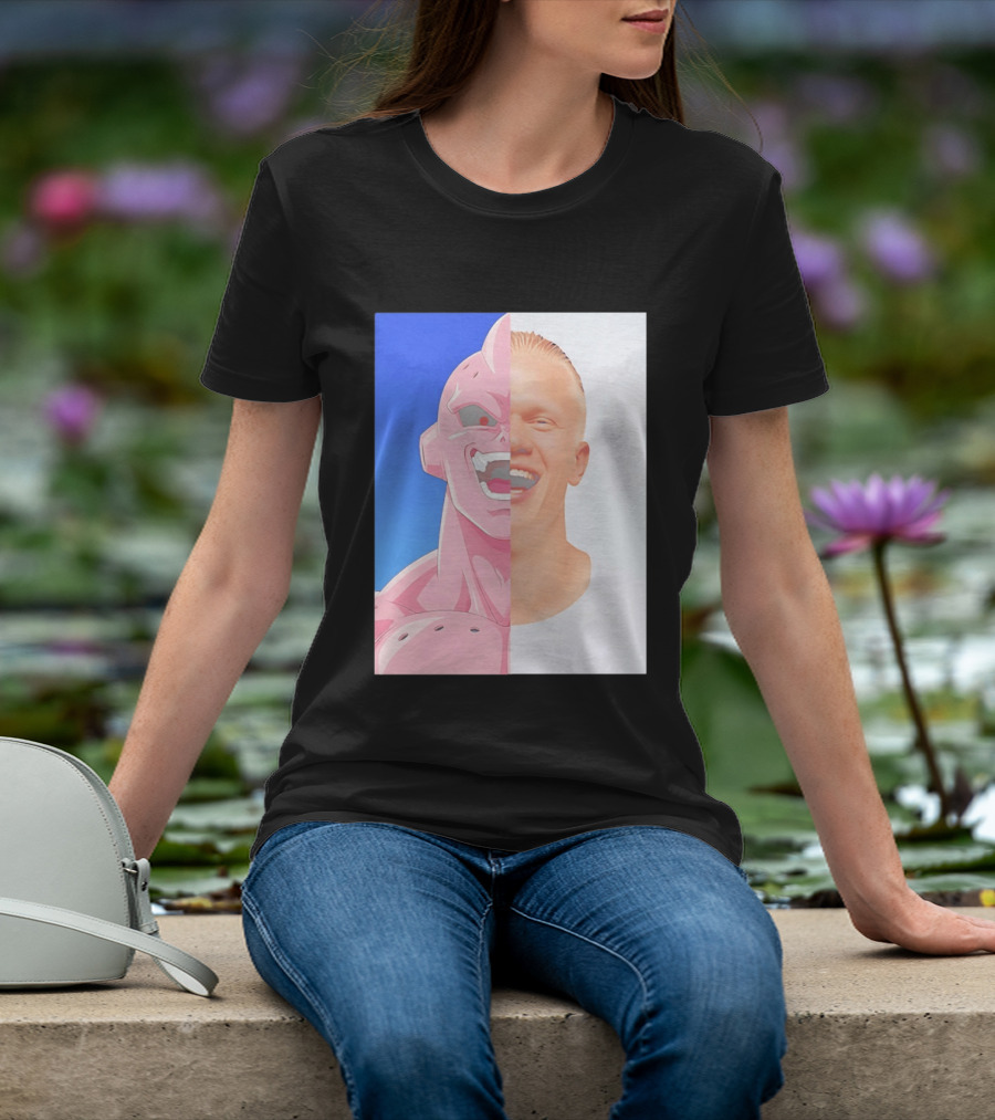 Erling Haaland Majin Buu Face Swap T-Shirt