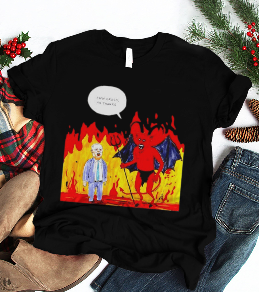 Eww Gross No Thanks Devil Politician Comic T-Shirt