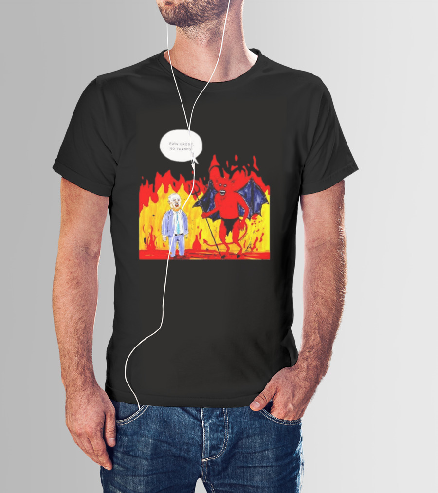 Eww Gross No Thanks Devil Politician Comic T-Shirt