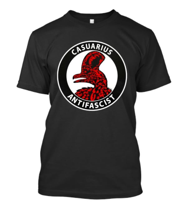 Casuarius Antifascist Cassowary Antifa T-Shirt