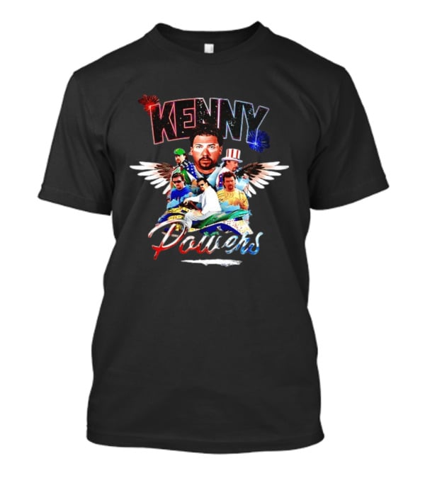 Kenny Powers Danny McBride Eastbound And Down Winged Motif T-Shirt