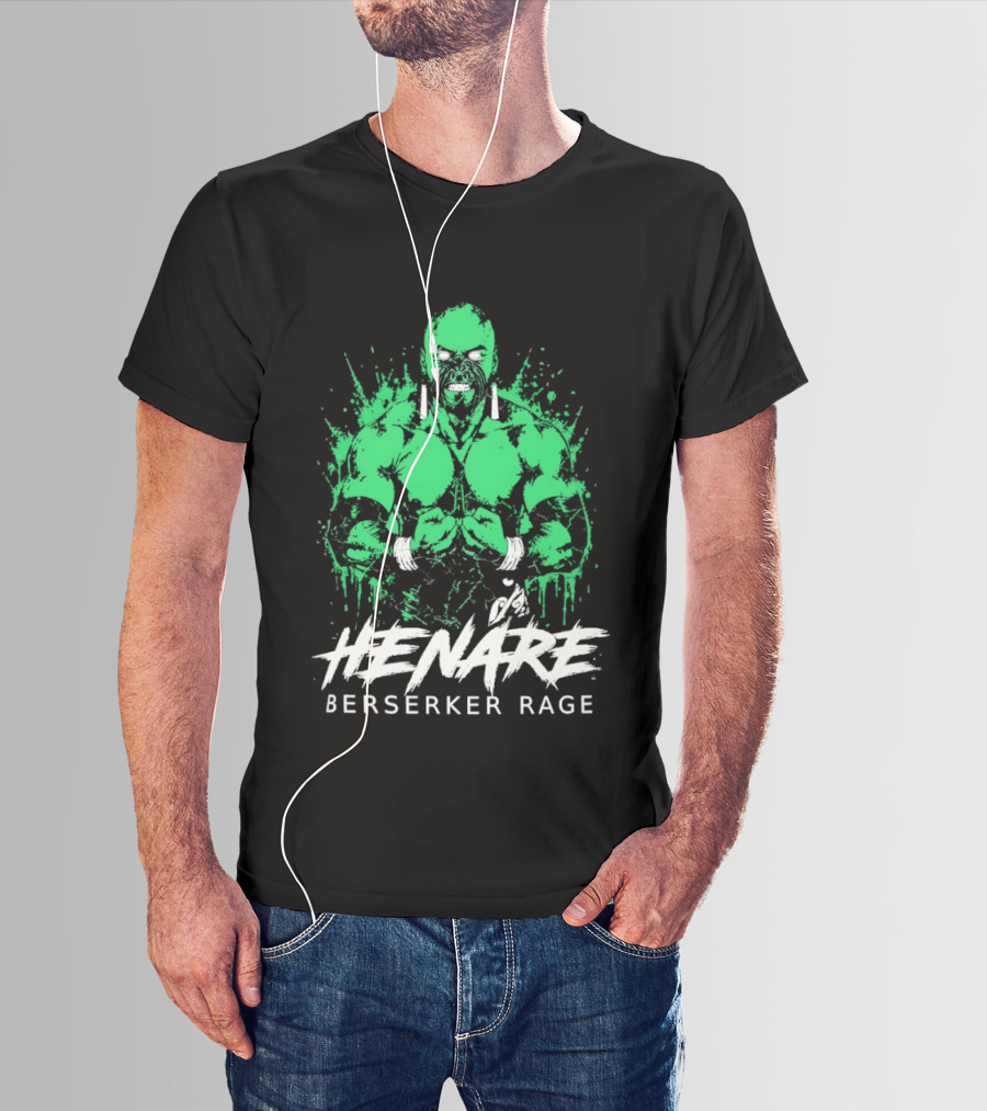 Henare Berserker Rage NJPW Wrestling T-Shirt