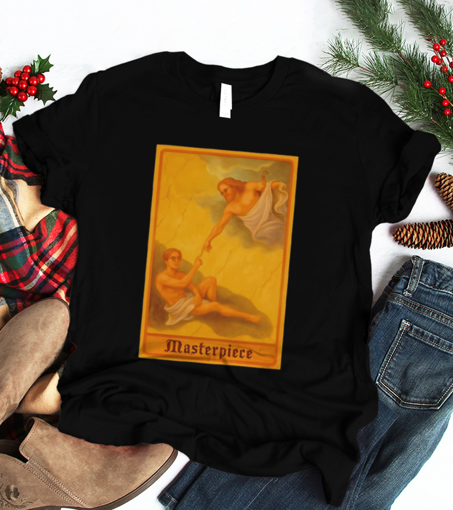 Masterpiece Michelangelo Creation Of Adam Iconic Classic Renaissance T-Shirt