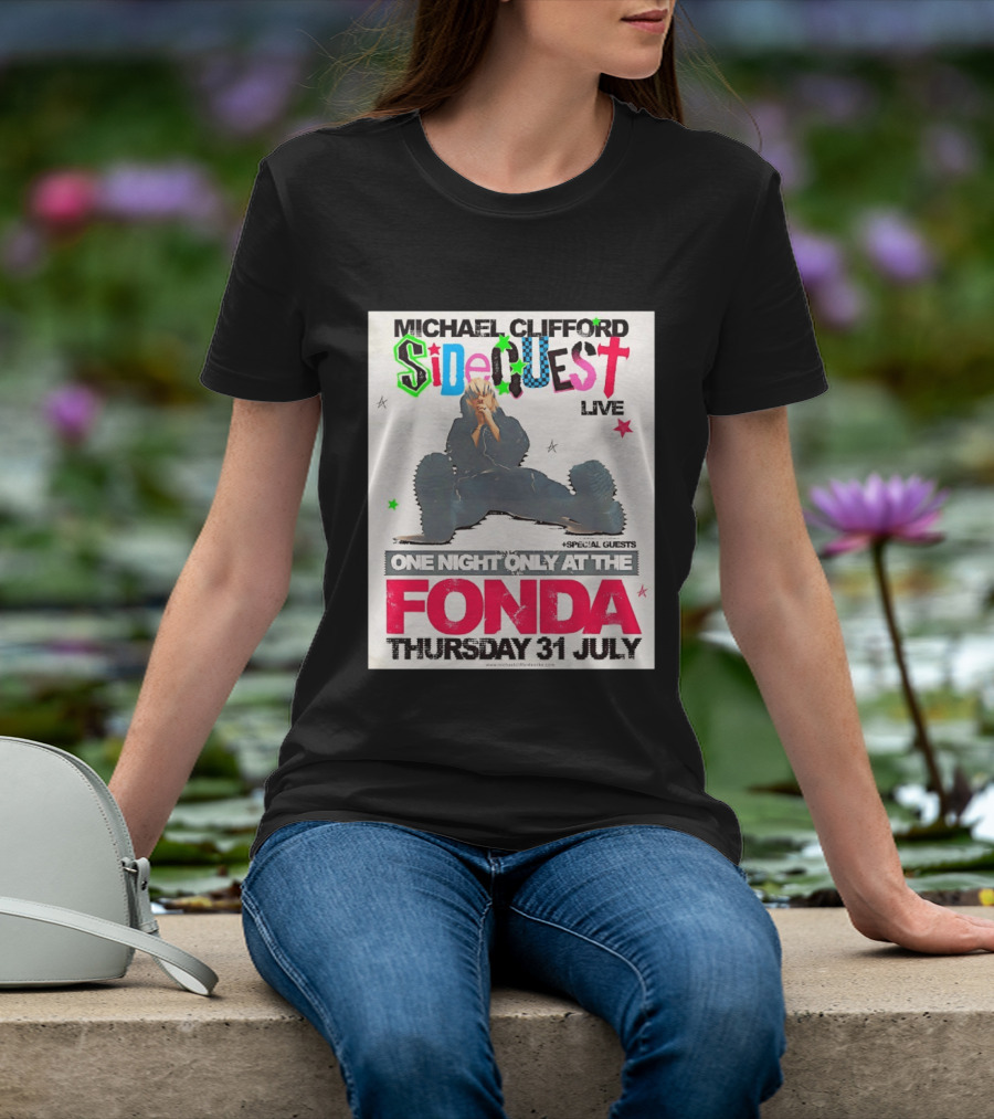 Michael Clifford Sideguest Live One Night Only At The Fonda Thursday 31 July T-Shirt