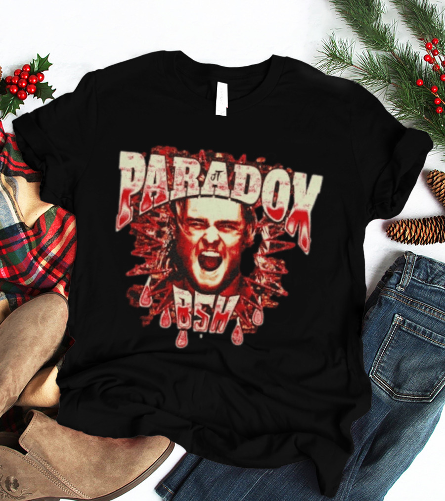 JT Paradox BSH Blood Red Bootleg Rap T-Shirt