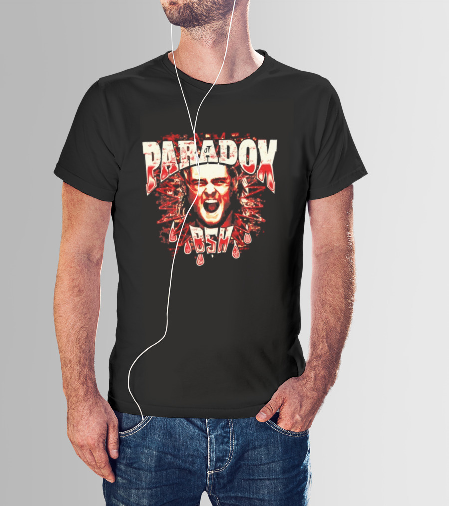 Paradox BSH Blood Splatter And Screaming Face T-Shirt