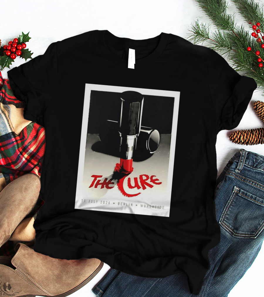 The Cure Berlin Concert 11 July 2026 Wuhlheide Lipstick T-Shirt