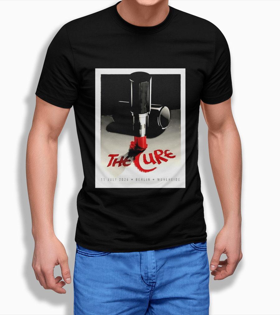 The Cure Berlin Concert 11 July 2026 Wuhlheide Lipstick T-Shirt