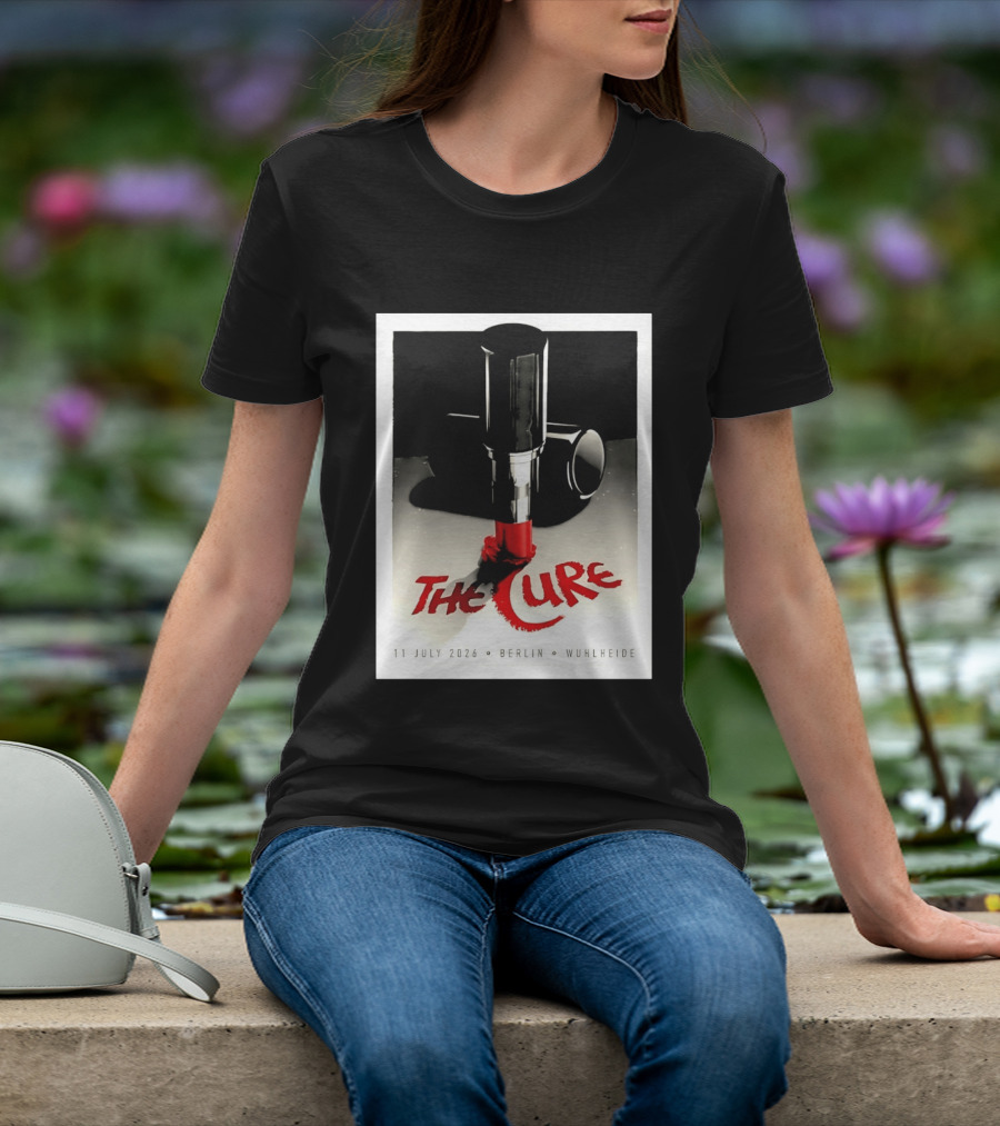 The Cure Berlin Concert 11 July 2026 Wuhlheide Lipstick T-Shirt