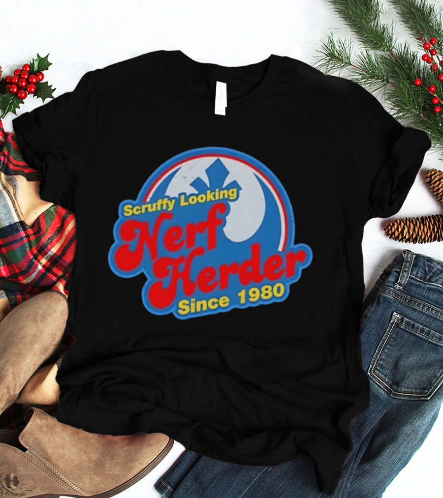Scruffy Looking Nerf Herder Since 1980 T-Shirt
