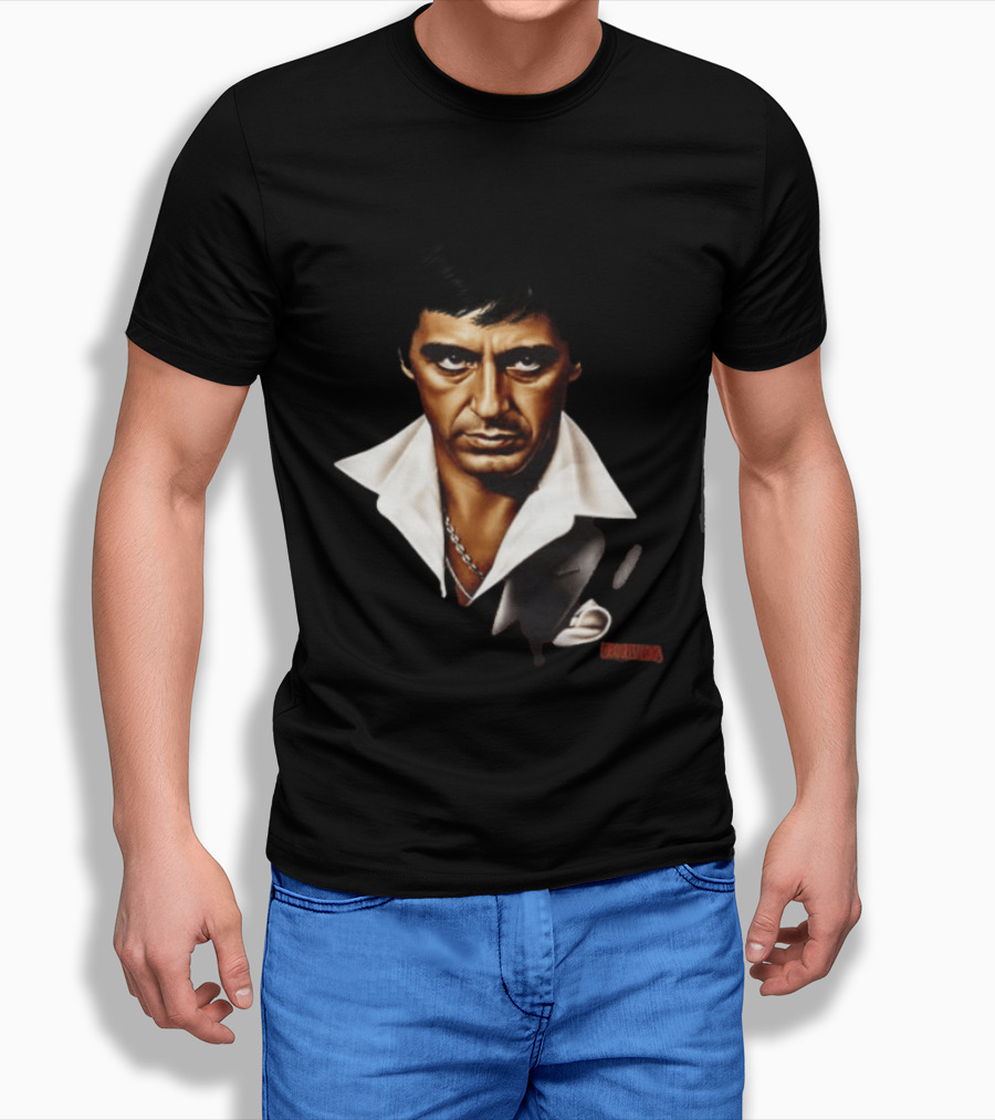 The World Is Yours Tony Montana Scarface 2 Sided T-Shirt