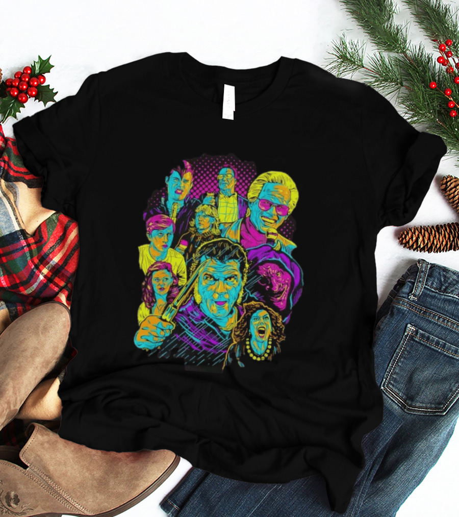 Twin Peaks Cast Neon Pop David Lynch T-Shirt