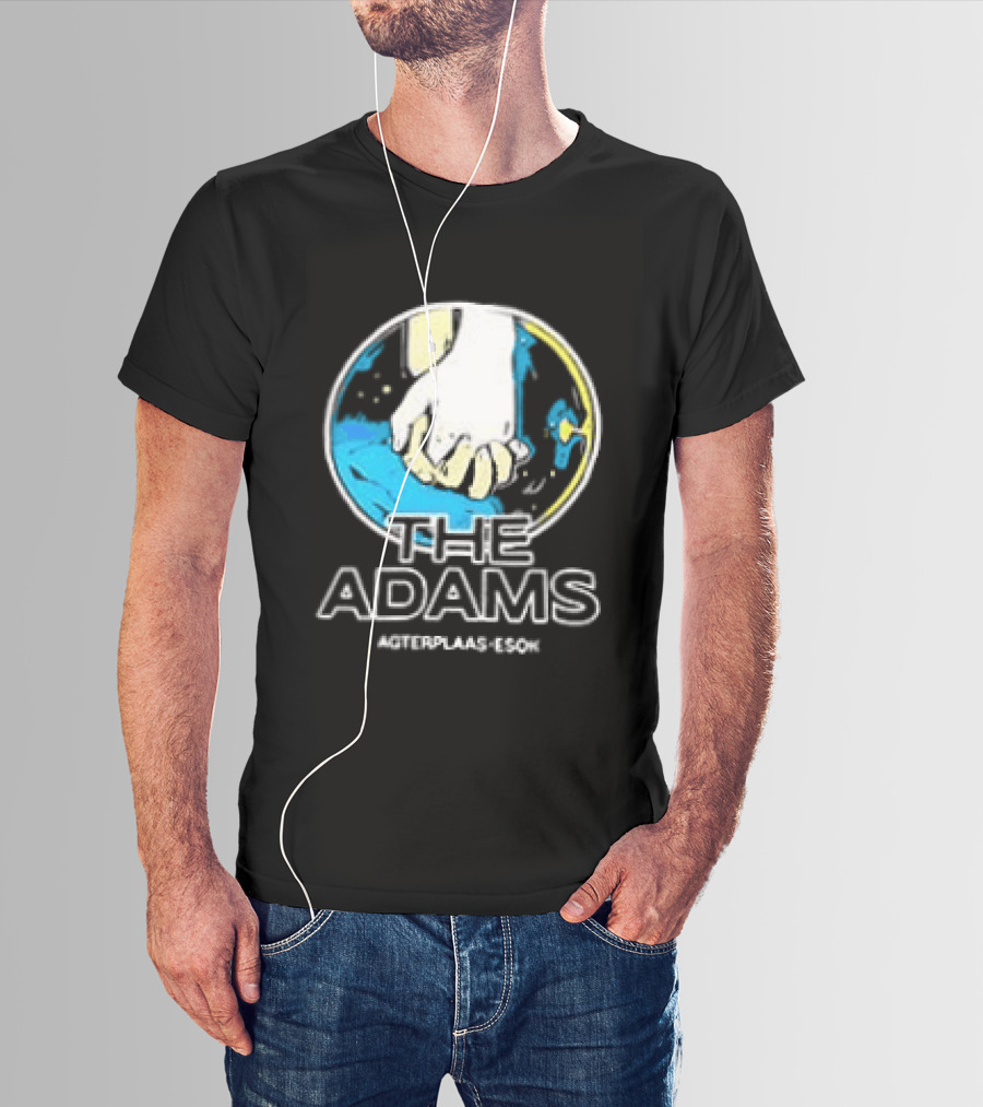 The Adams Agterplaas Esok Cosmic Handshake Global Unity T-Shirt
